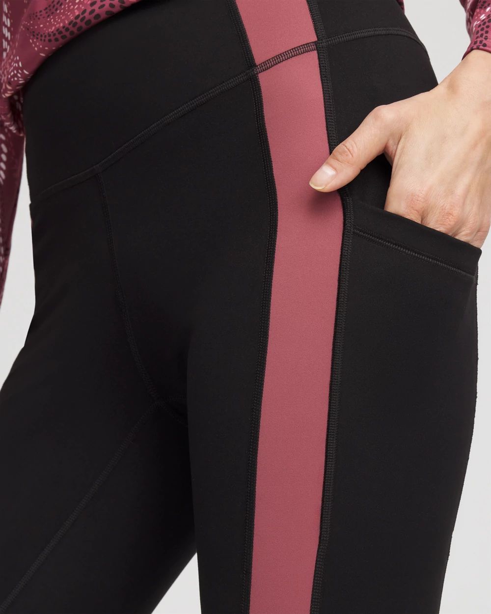 Zumba Energy Piped Ankle Leggings - Bold Black ~ XS S M XL